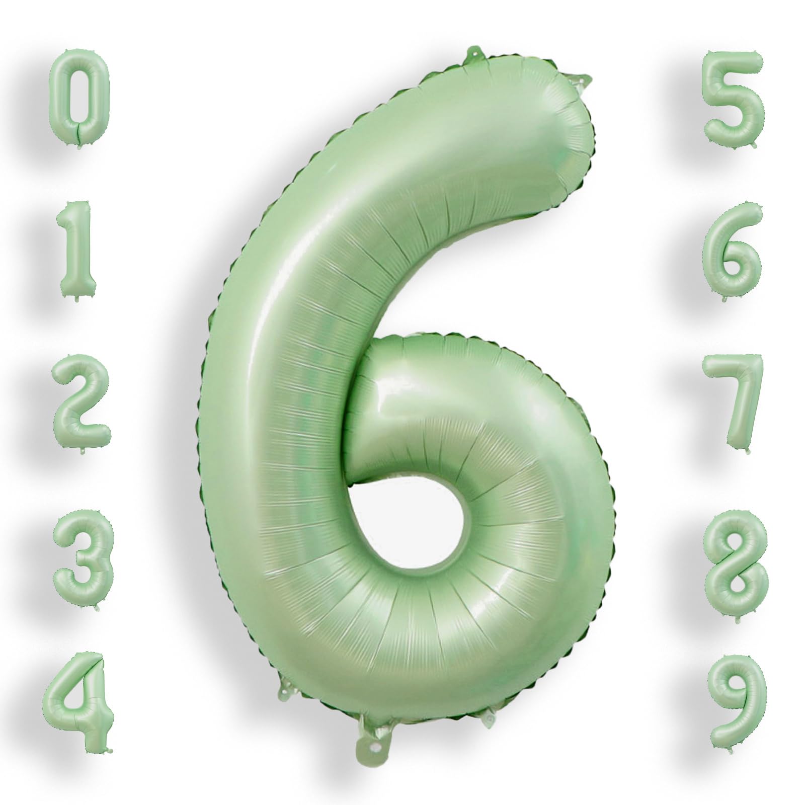 AULE 40 Inch Big Black 0 Balloon Number Large Foil Helium Number Balloons 0-9 Jumbo Giant Happy 0th Birthday Party Decorations for Boy or Girl Huge Mylar Anniversary Party Supplies — view 15