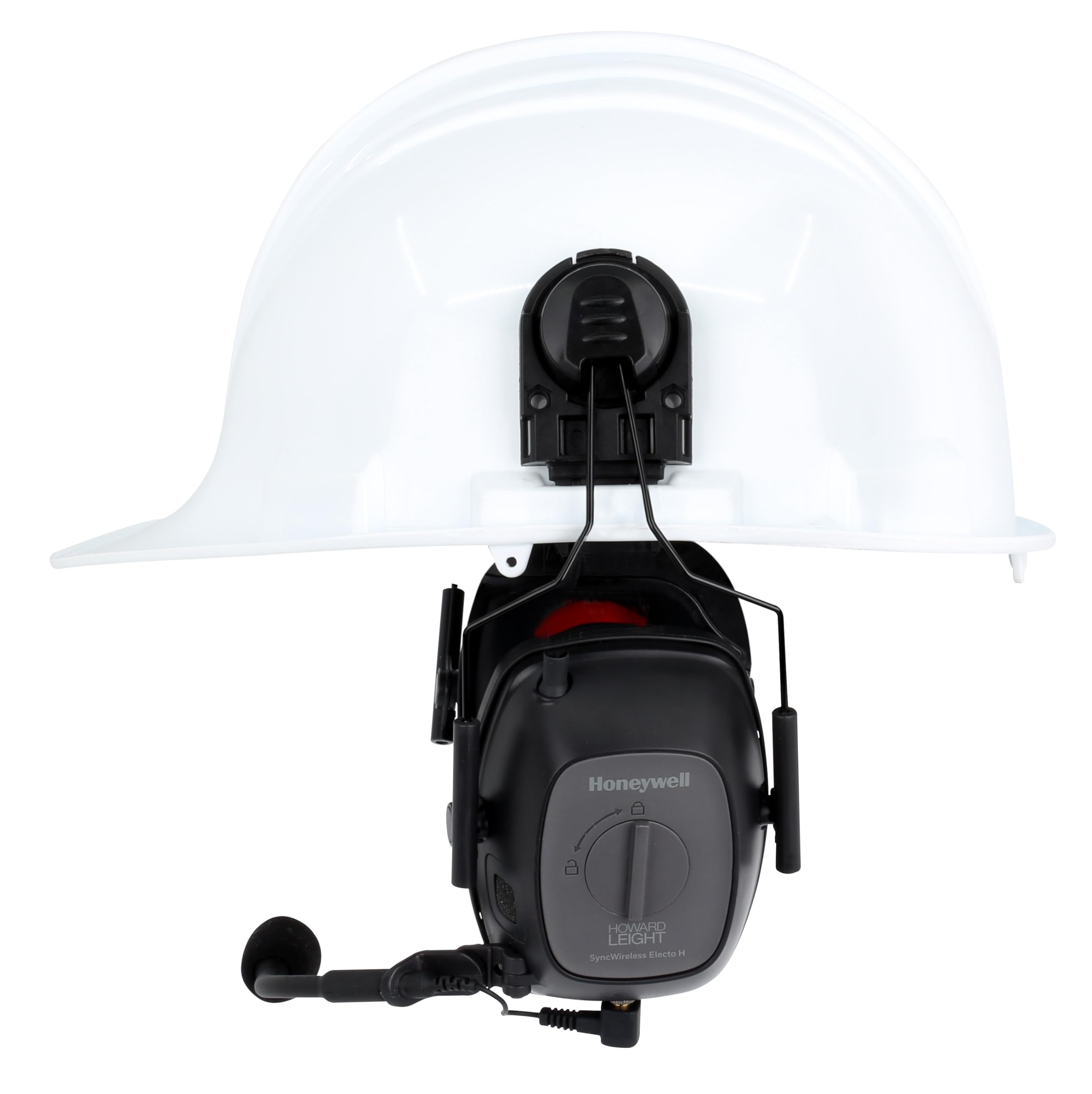 Howard Leight Honeywell Sync Wireless Electo 1035342 Orejera Activa Bluetooth con función Hearthrough con Radio FM, versión de Casco, SNR 33 dB (1 Pieza)