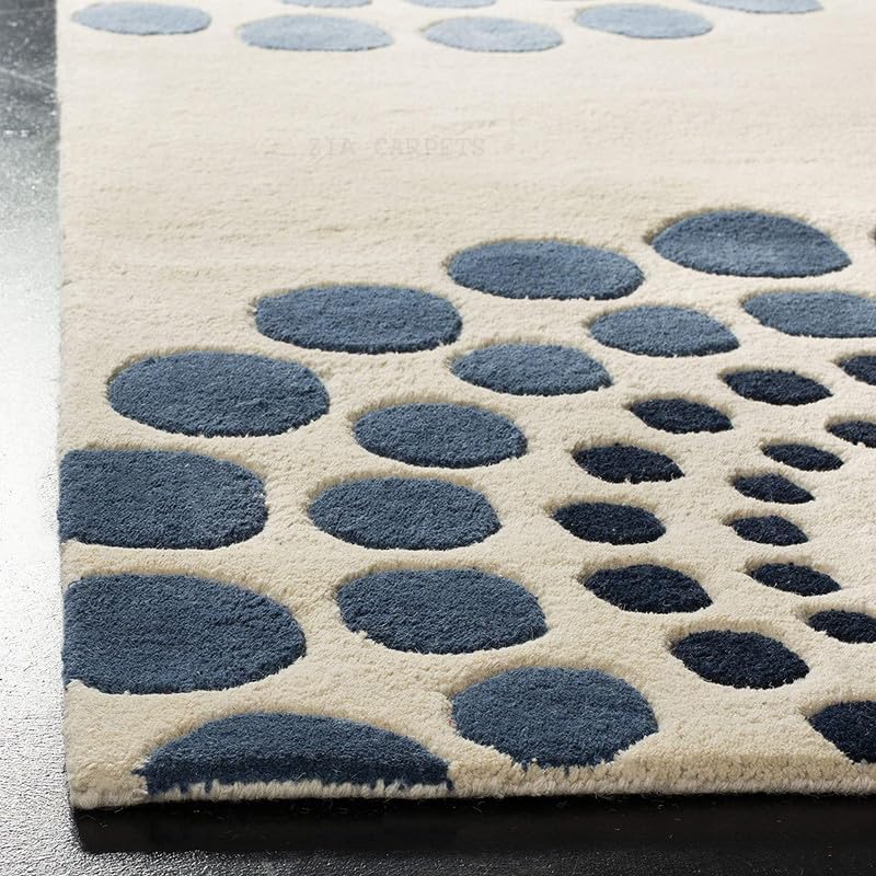 Image of Handmade Wool Anatolia Collection Bedroom & Living Room Carpet Size 6 X 8 Feet