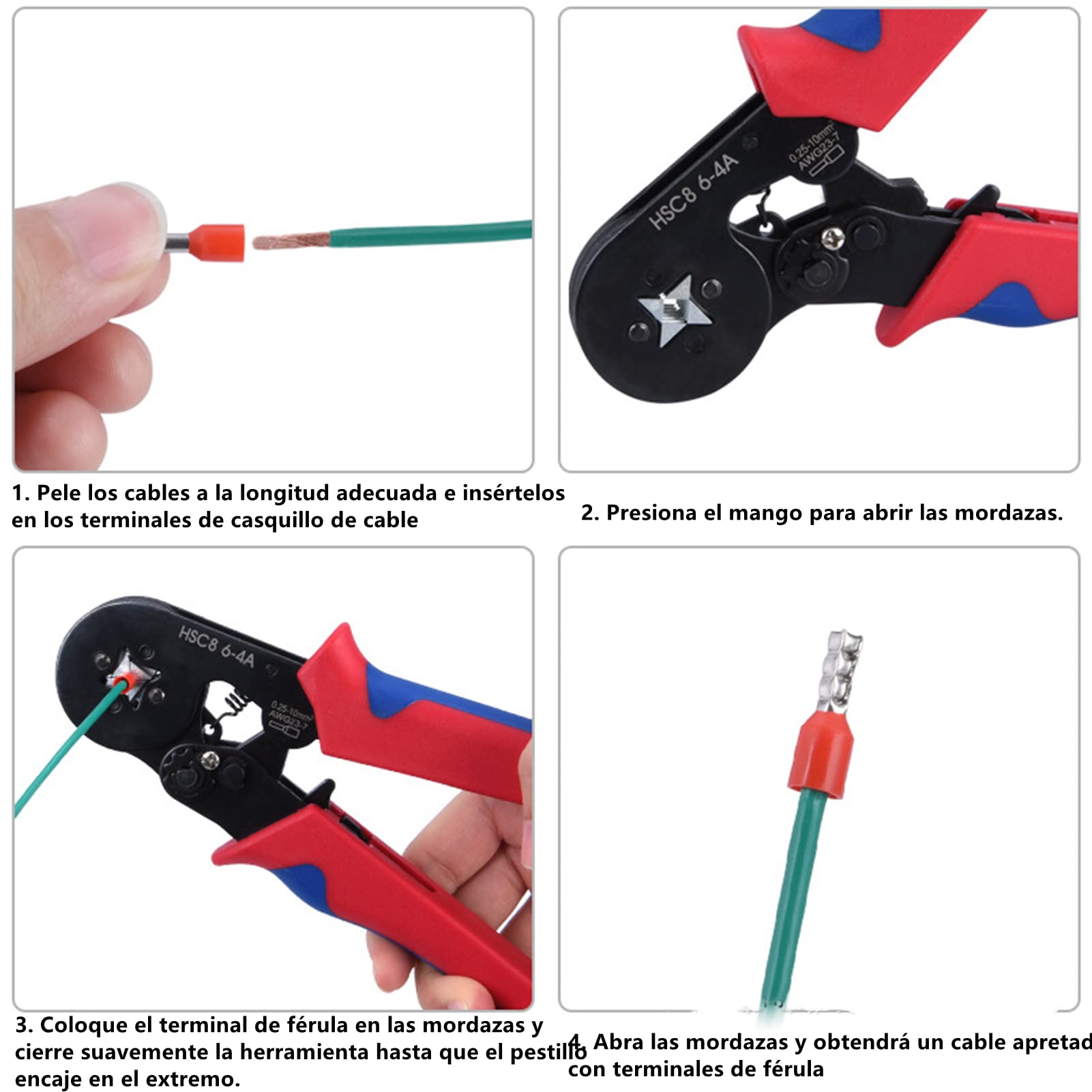 1200PCS Insulated Wire Crimp Terminals Quick Connectors Wiring Spade Cold-Pressed Electrical Terminals Assortment Kit for Marine Auto Use