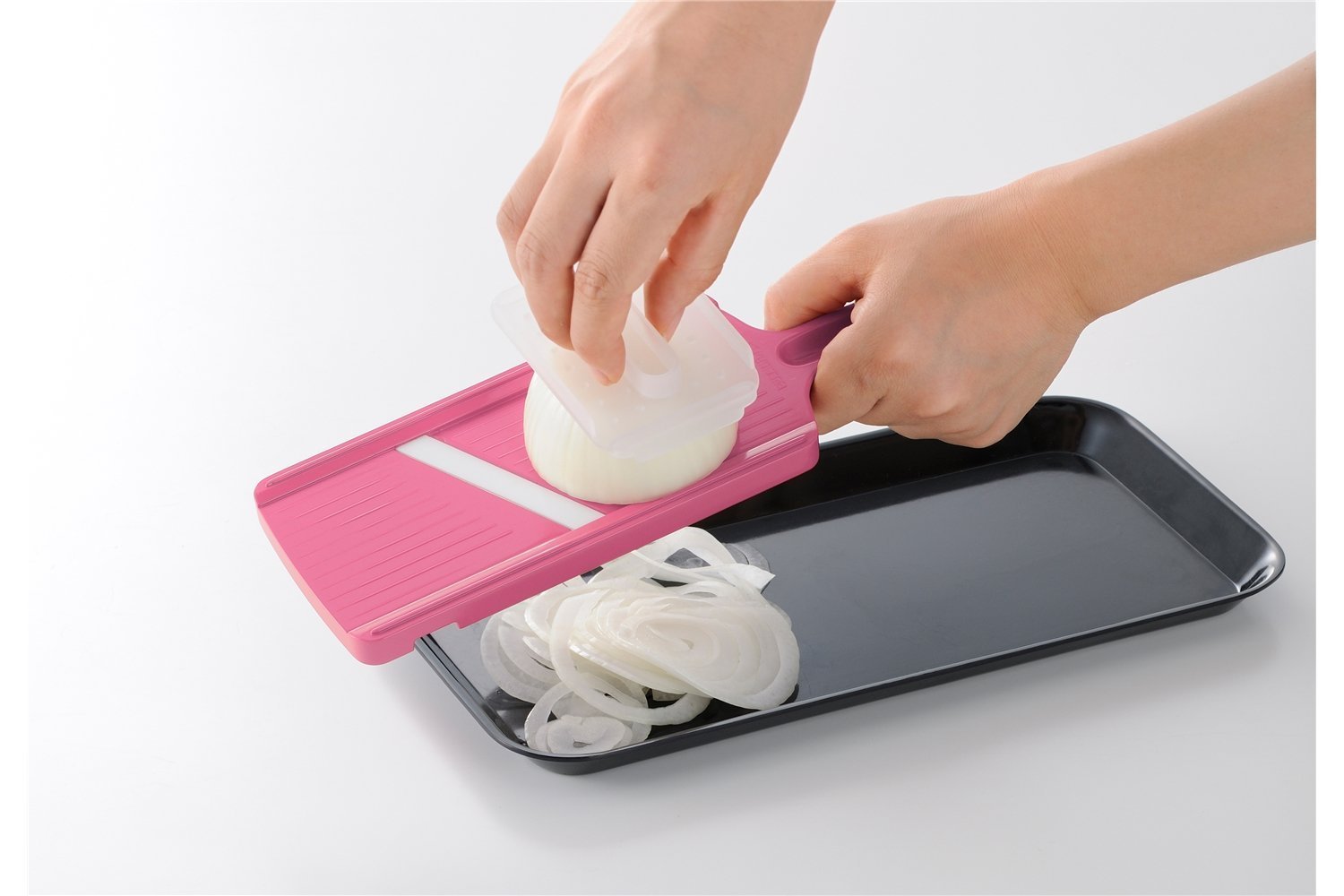Pink ceramic Kyocera slicer (w/safety device) CSN-10PK (japan import)