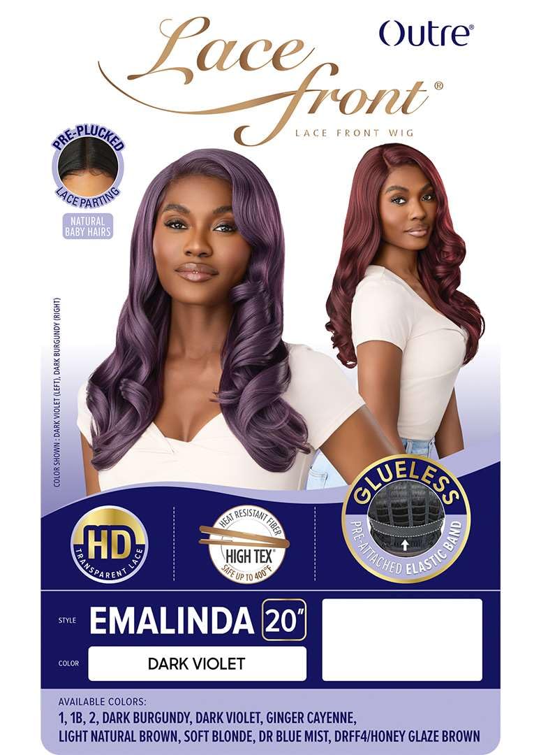 Amazon.com : Outre Lace Front Wig - Emalinda (DR BLUE MIST