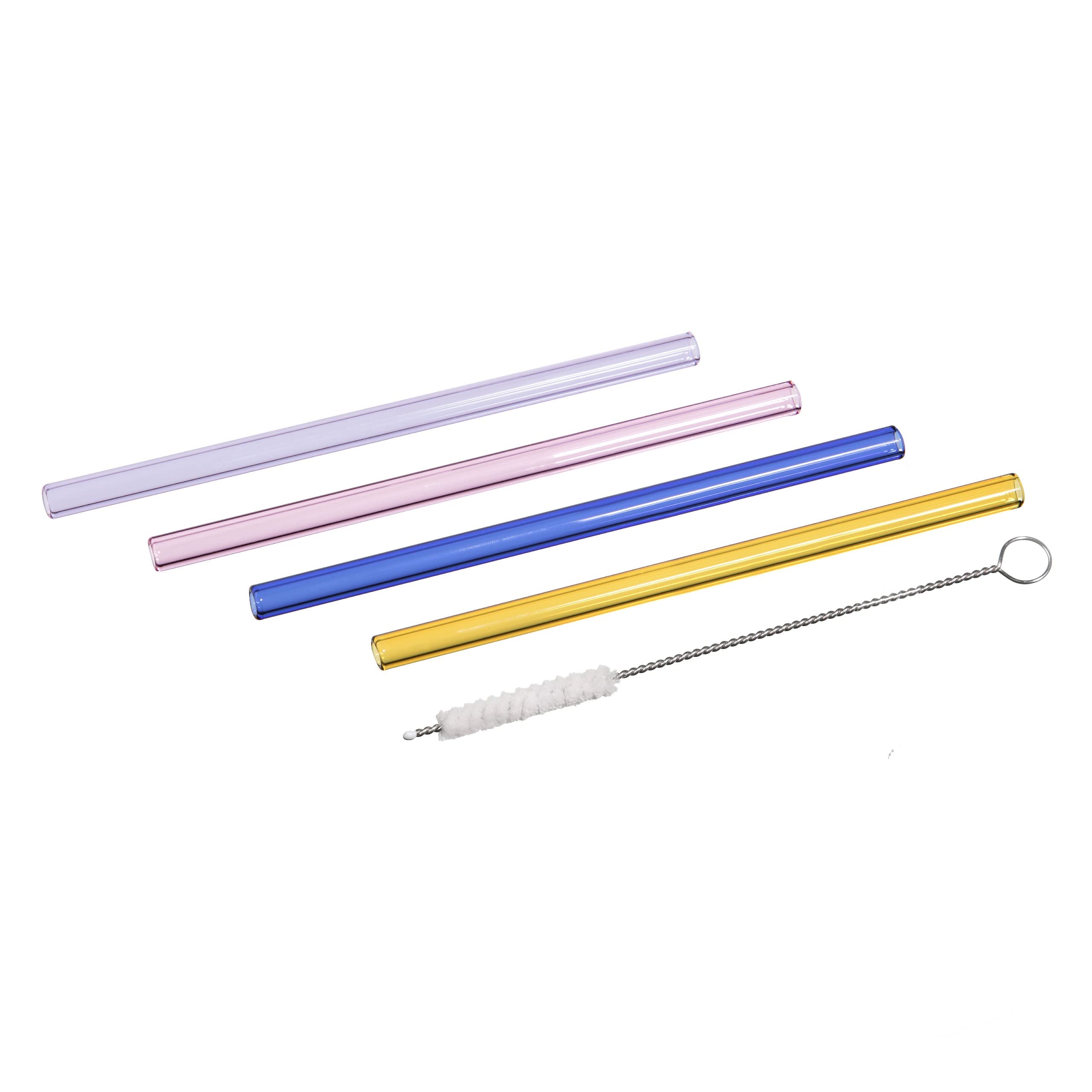 Pailles en verre colorées Ritzenhoff pour vos cocktails et apéritifs