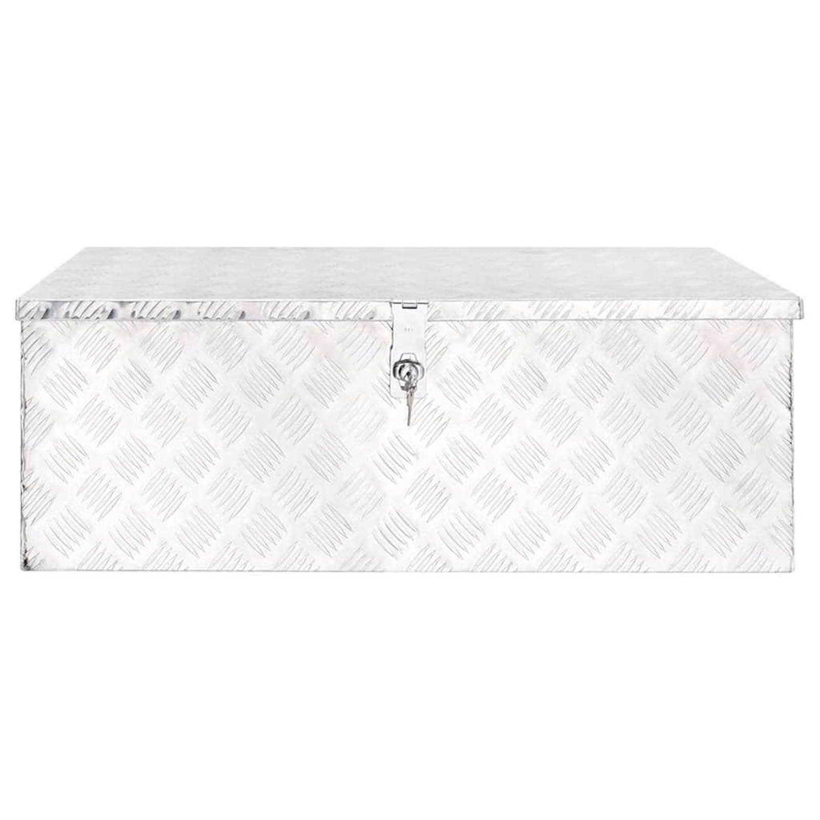 Fasba Caja de Almacenaje de Aluminio para Herramientas y Accesorios - Resistente al Óxido, Seguridad con Cerradura, Diseño Compacto Modelo FCLRZJ-152254ES
