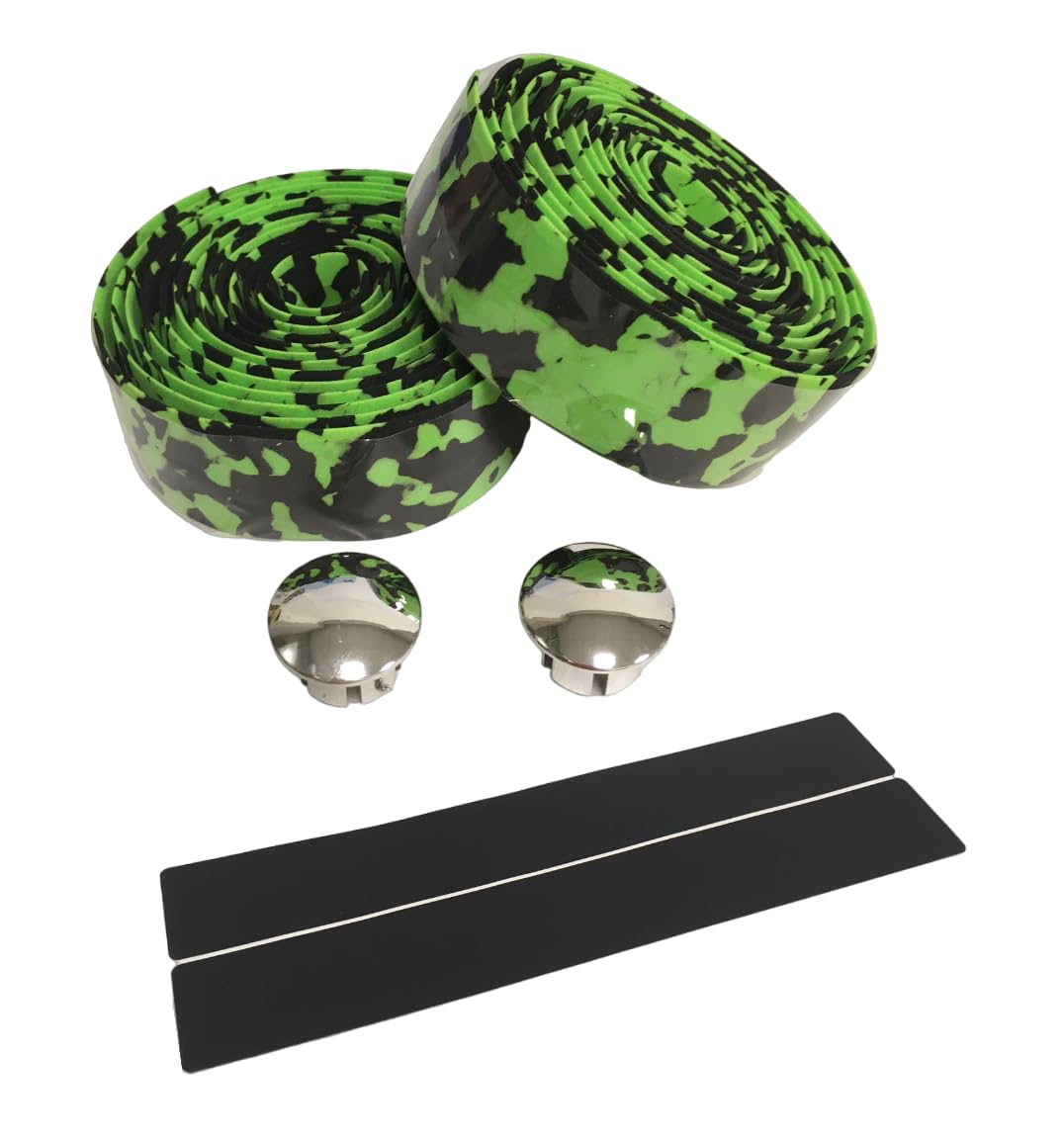 Nastri Manubrio Bici Da Corsa E MTB - 2 Pezzi Con Tappi | Antiscivolo E Confortevole - Foto 2