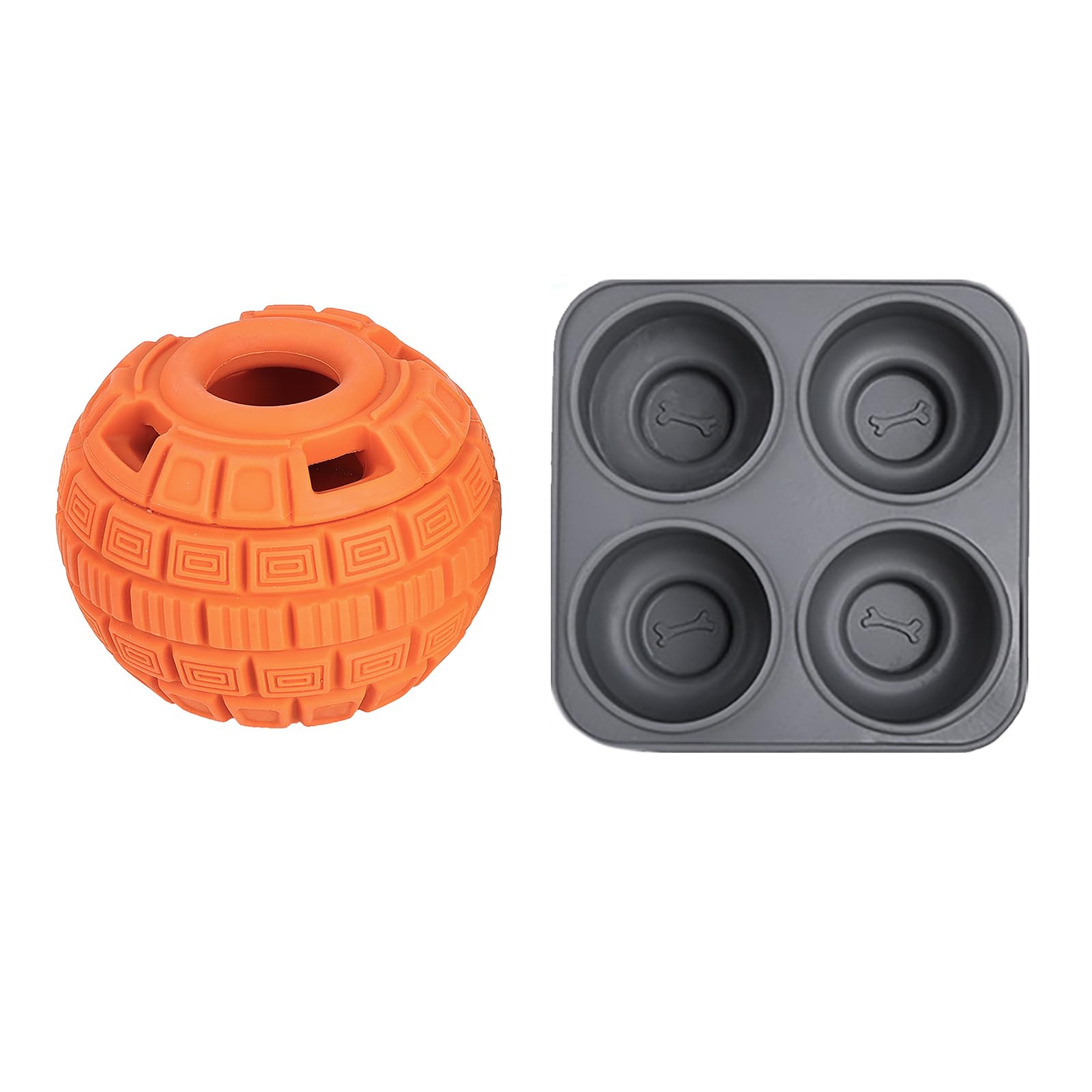 oringnat Slow Feeding Dog Puzzle Toy Soft Silicone Treats Feeder Toy for Teeth Health Interaction Teething Chewing
