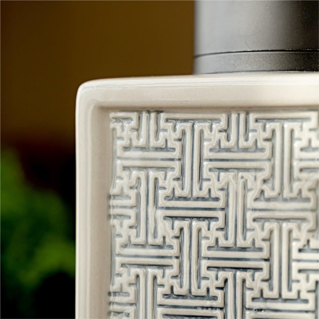 LYGSWDB Słoik cukru Retro Ręcznie malowany obraz pejzażowy Ceramiczny luzem słoik do przechowywania herbaty Domowy duży, szczelnie zamknię słoik Zestaw herbaty Pojemnik Pojemnik na herbatę (kolor: B,