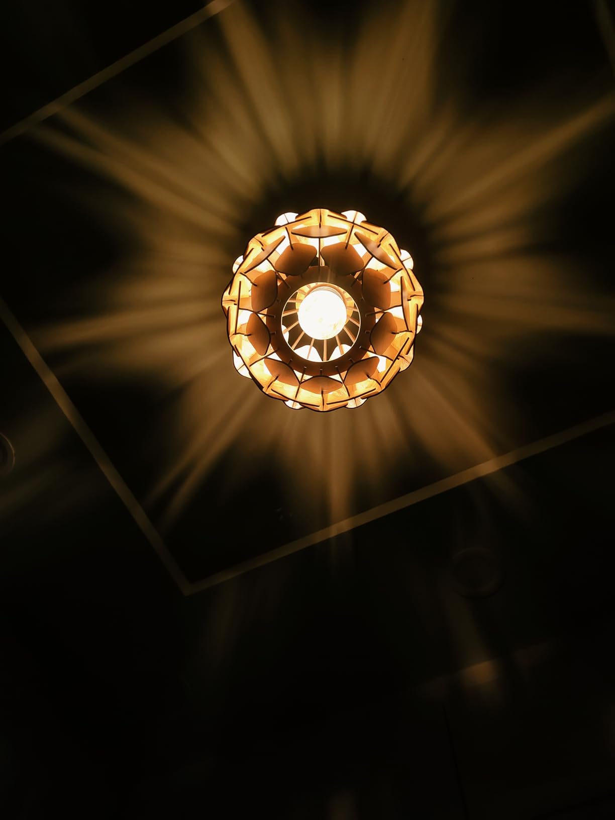 Chandelier Wooden Ceiling Lamp