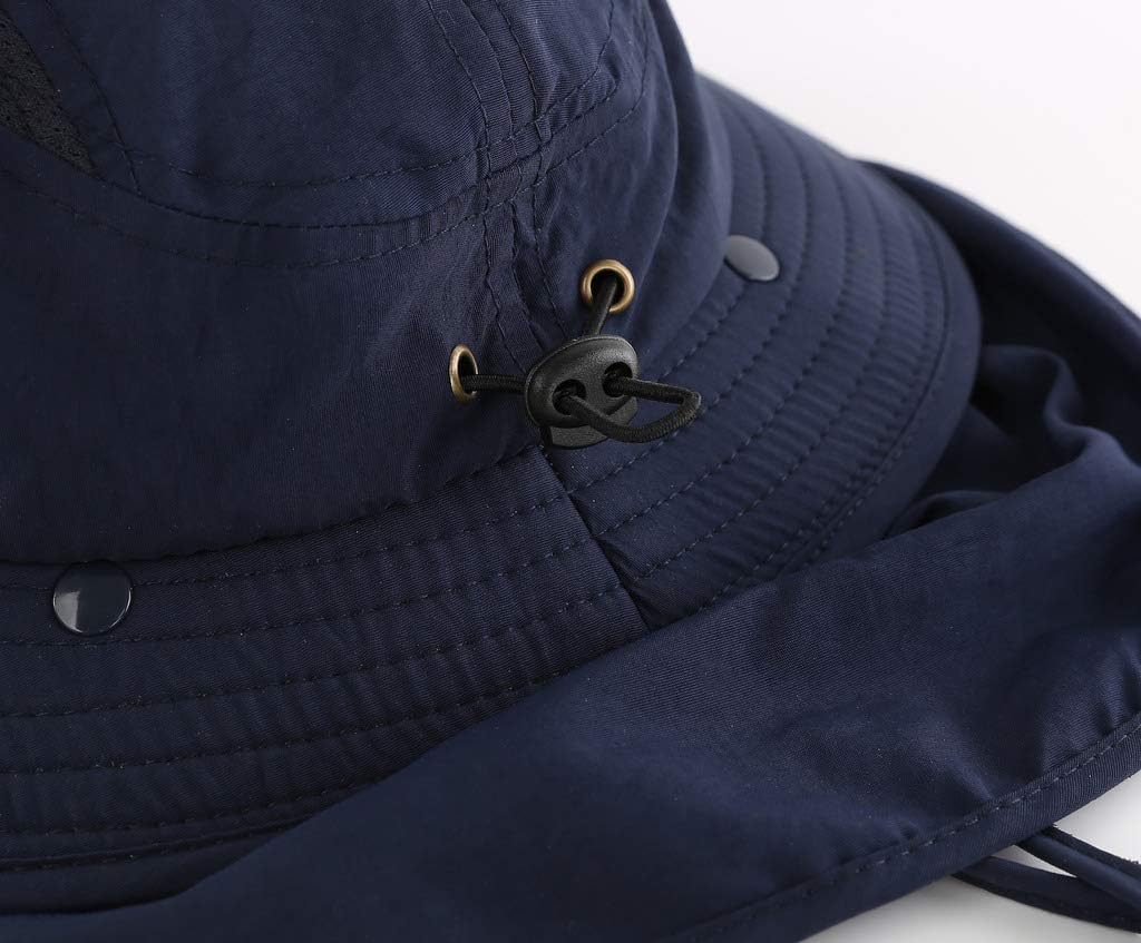 Home Prefer UPF 50+ Boys Sun Hat with Neck Flap Wide Brim Summer Beach Bucket Hat for Boys Girls Toddler Kids Safari Hat - Image 7