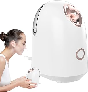 Facial Steamer - Facial Steamer for Skin | Deep Cleansing | Opens Pores | Warm Face Moisturiser | Skin Daily Hydration for Maximum Absorption | Blackhead Removal Warm Mist Humidifier