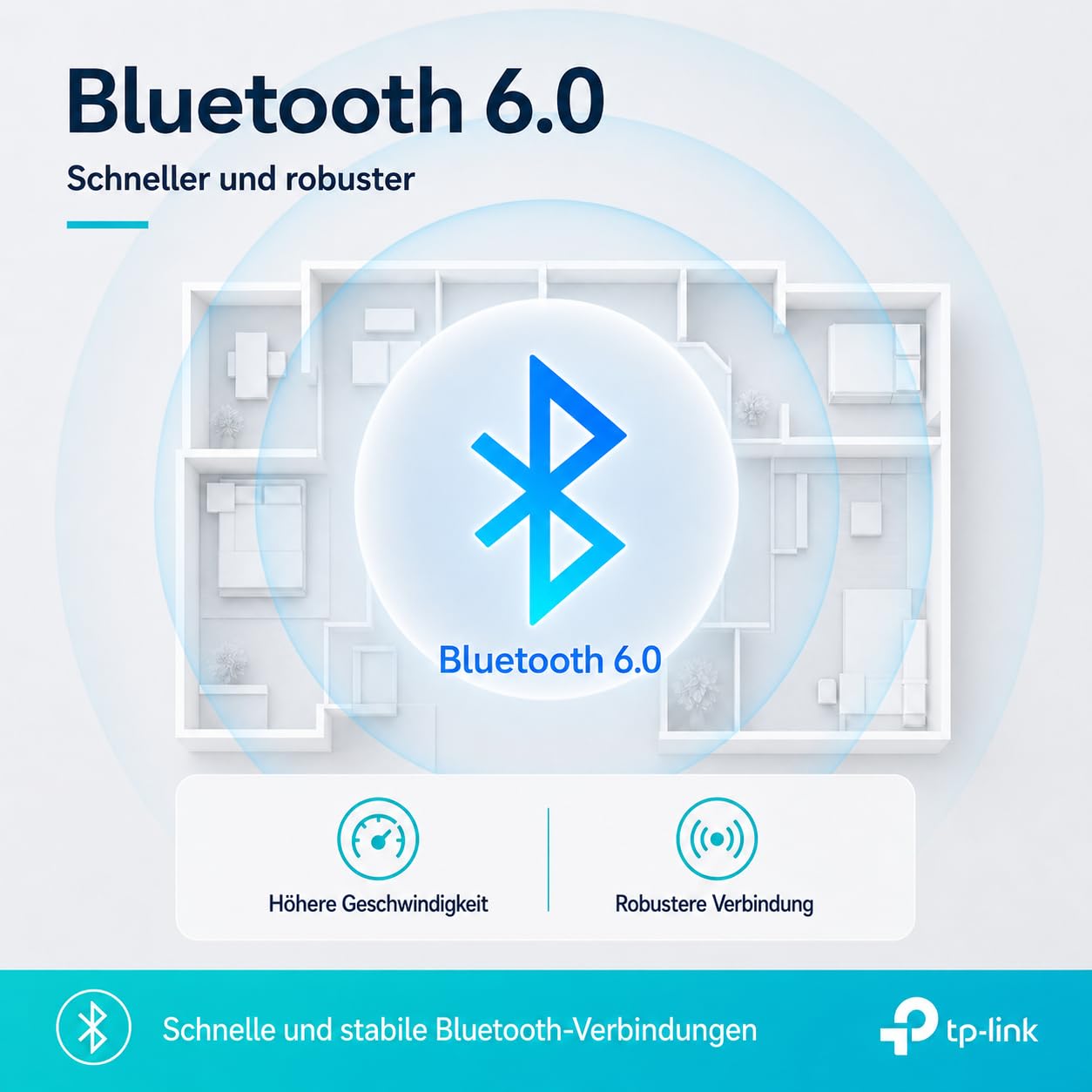 TP-Link UB600 Bluetooth 6.0 Adapter Dongle für PC, USB Bluetooth Stick für Maus/Tastatur/Kopfhörer/Handy/Controller, Plug & Play… – Ansicht 2