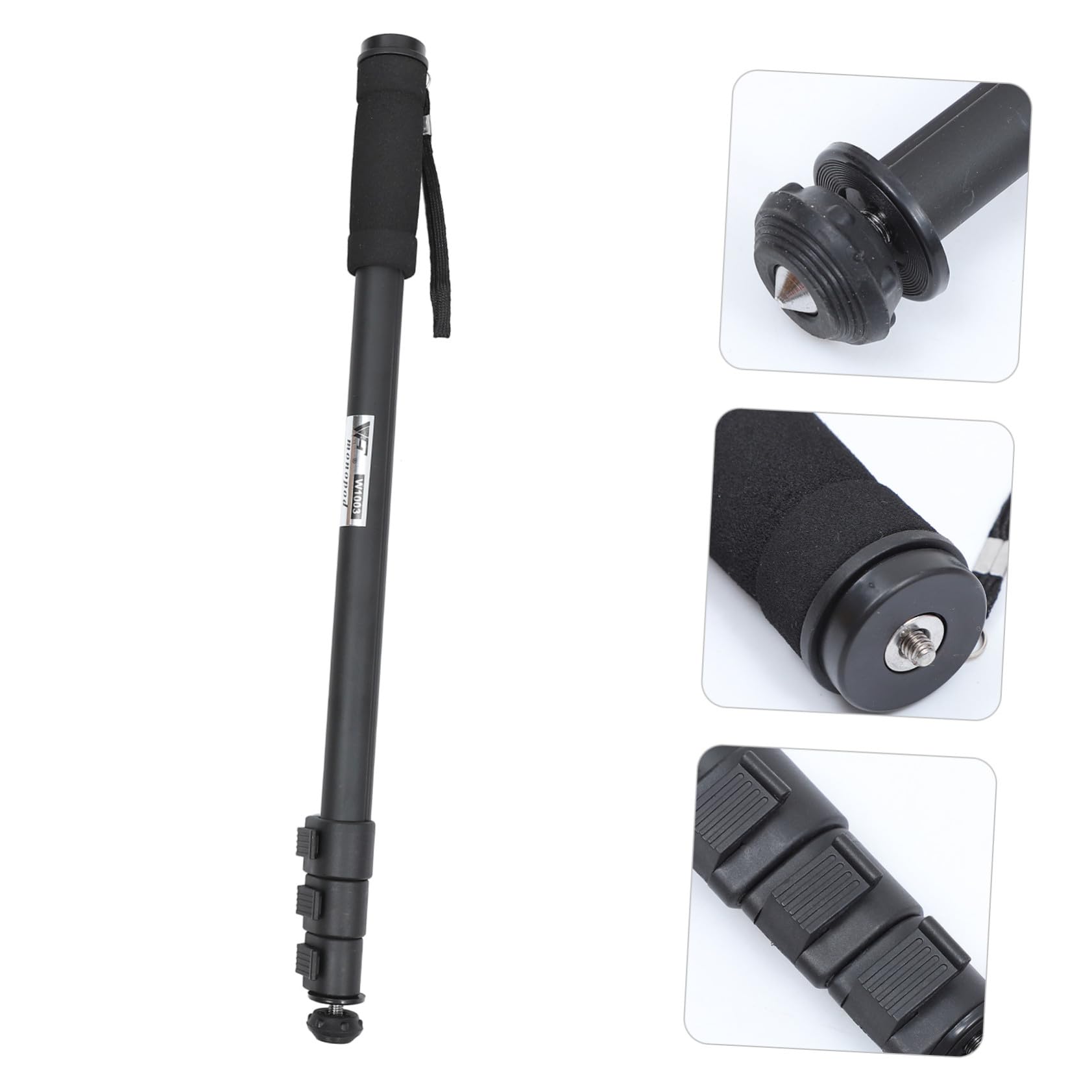UKCOCO Monopie Ligero y Compacto para Cámaras DSLR Soporte Telescópico Portátil para Fotografía al Aire y Viajes Capacidad para Entusiastas y Profesionales