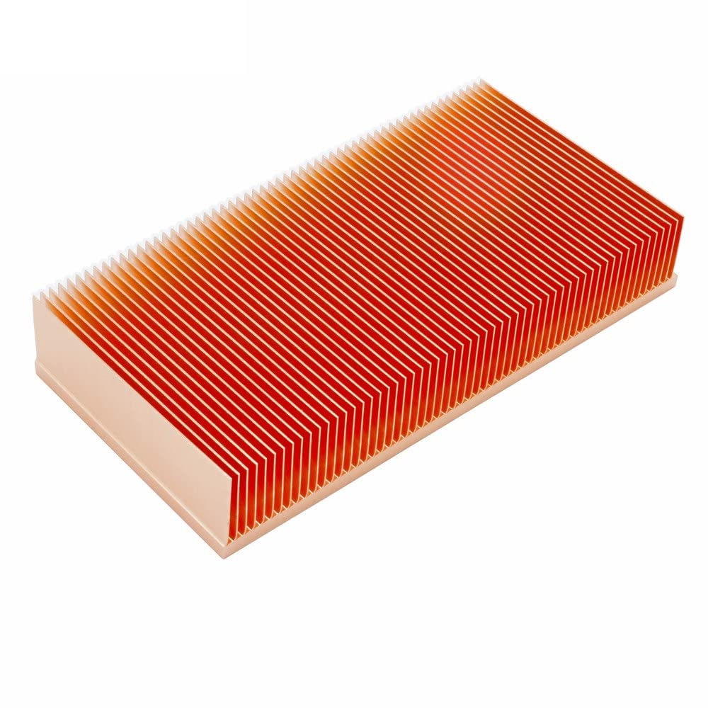 Ventole Dissipatore di Calore in Rame Puro 120x60x20mm Dissipatore di Calore Radiatore di Raffreddamento for Chip elettronico LED Dissipazione del Calore