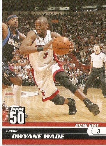 2007-08 (2008) Topps 50th Anniversary Limited Edition # 6 Dwyane Wade / Miami Heat - NBA Basketball Trading Cards