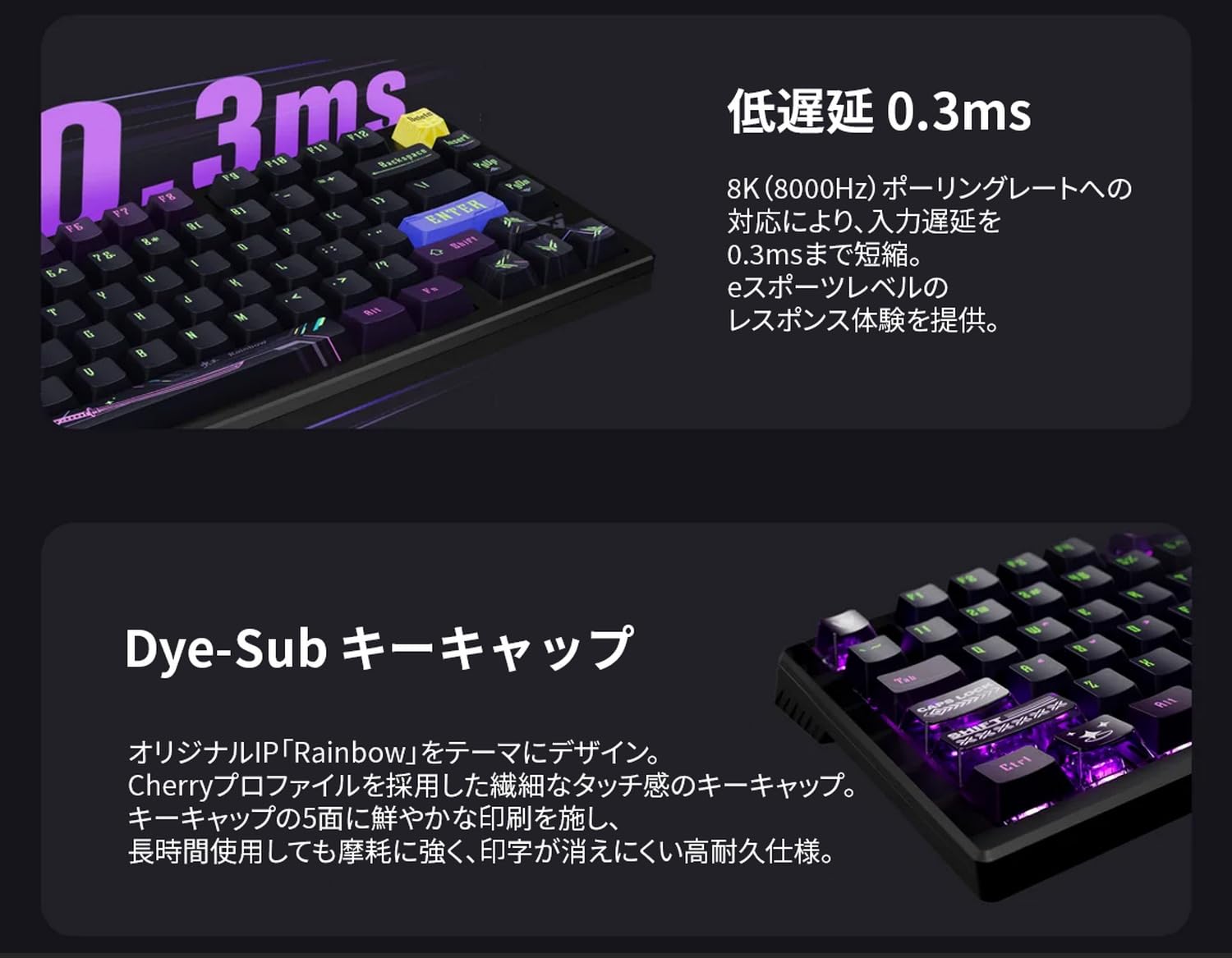 Amazon.co.jp: ATK RS7 PRO ラピッドトリガー ゲーミングキーボード