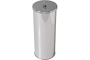 Zenna Home Toilet Paper Holder: A Dependable Stainless Steel Storage Solution for Your Bathroom