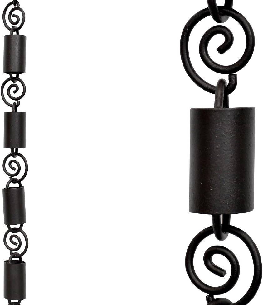Rain Chains Pacific Spiral Link Rain Chain, 8.5 Feet