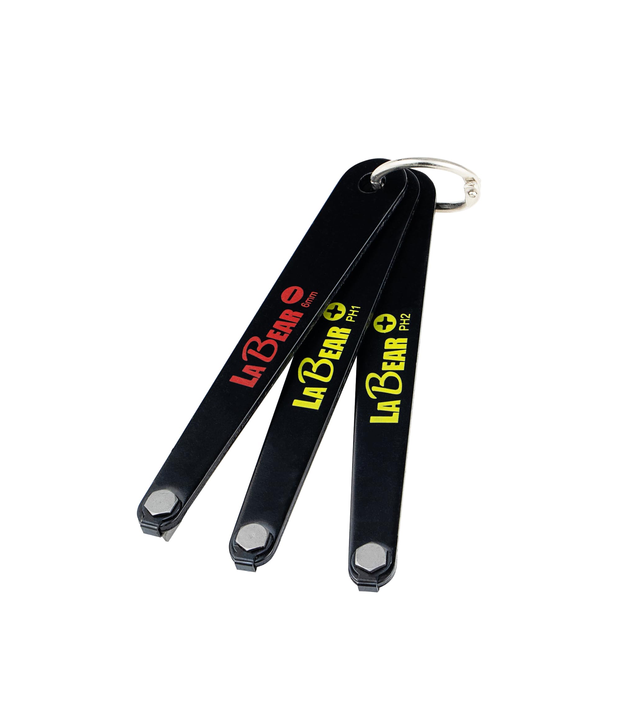 LABEAR Phillips, Slotted, Ultra Low Profile Offset Screwdriver Set 3 Piece, 90 Degree Straight Slim Plate For Tight Area (Slotted & Phillips), EDC Screwdriver 5pcs Set