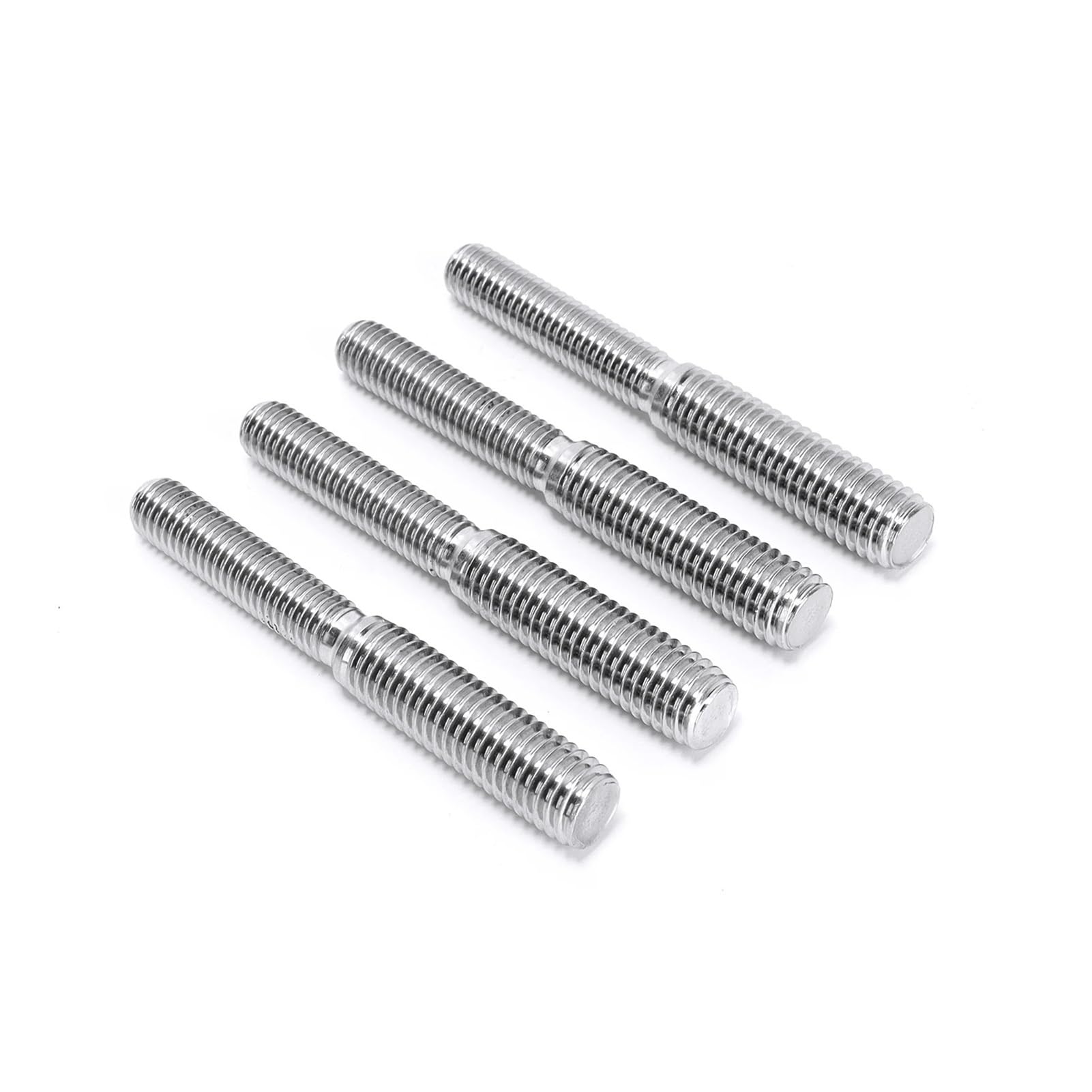 Boulons à vis à Double extrémité en Acier Inoxydable 304, 4 pièces, M6 x 1.0 à M8 x 1.25/M8 x 1.25 à M10 x 1.5/M10 x 1.5 à M12 x 1.75, Attaches filetées (Size : 4pcs M8 to M10, Color : 72mm