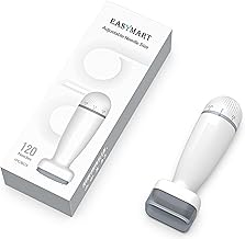 Adjustable 0~2mm 120 A - Advanced Updated New Microneedling Derma Roller Pen Microneedle Stamp for Hair, Beard Growth, Shrink Pores, Brighten Skin Tone, Facial Care (Bio Stamp)