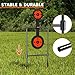Highwild 3/8 Inch Thick Double Spinner Shooting Targets - Auto Reset Steel Target - for Centerfire Handguns Up to .44 Magnum