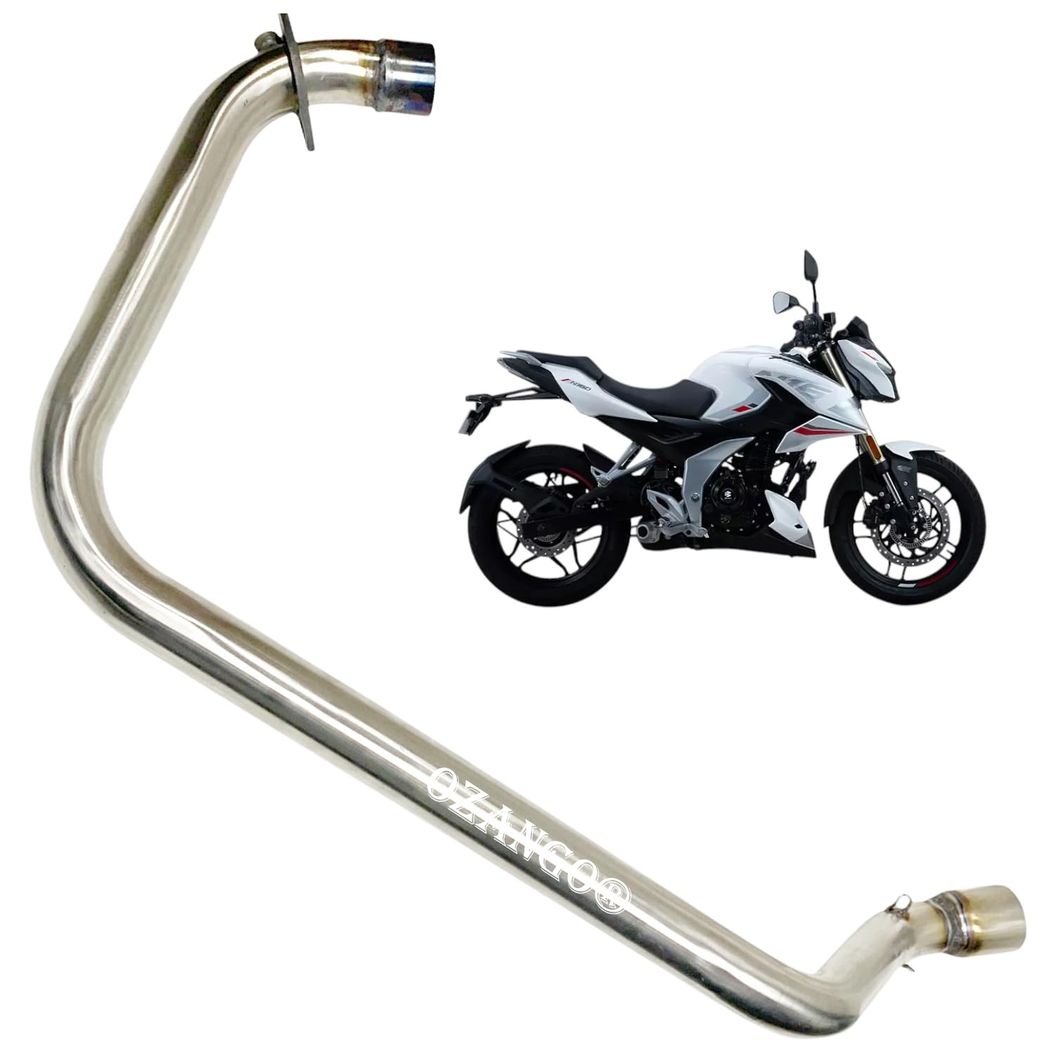 Engine-Optimized N160 Bend Pipe | Strong, Leakproof, Rust-Free Metal | Perfect Performance-Friendly Exhaust Solution for N160-image-2