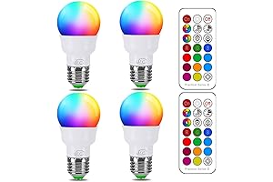 ILC Smart RGB LED Changing Color Light Bulbs for Indoor Recessed Cans