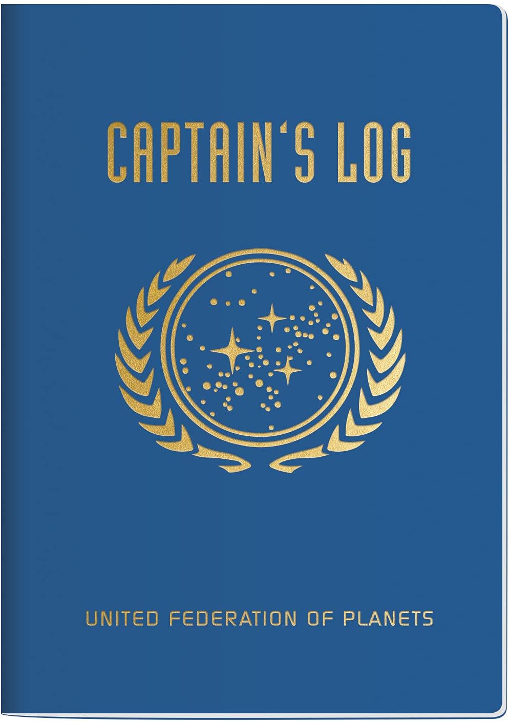 Star Trek Captain's Log Notebook - Officially Licensed Passport Sized Mini Pocket Notebook, 3.5" x 5"