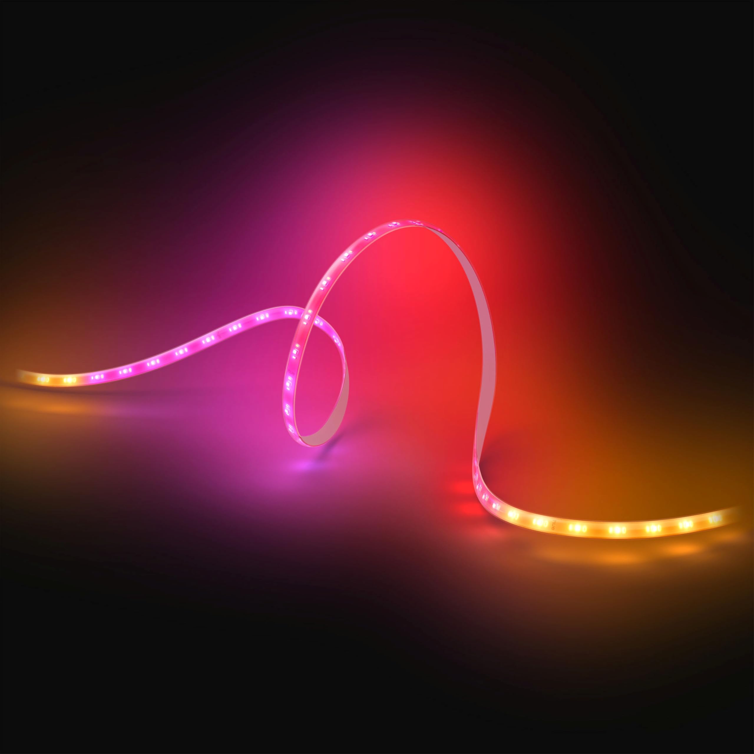 Philips Hue Flux LED Streifen 6 Meter - Weißes und Farbiges Licht - Light Strip - inkl. Stromkabel - Hue White and Color Ambiance