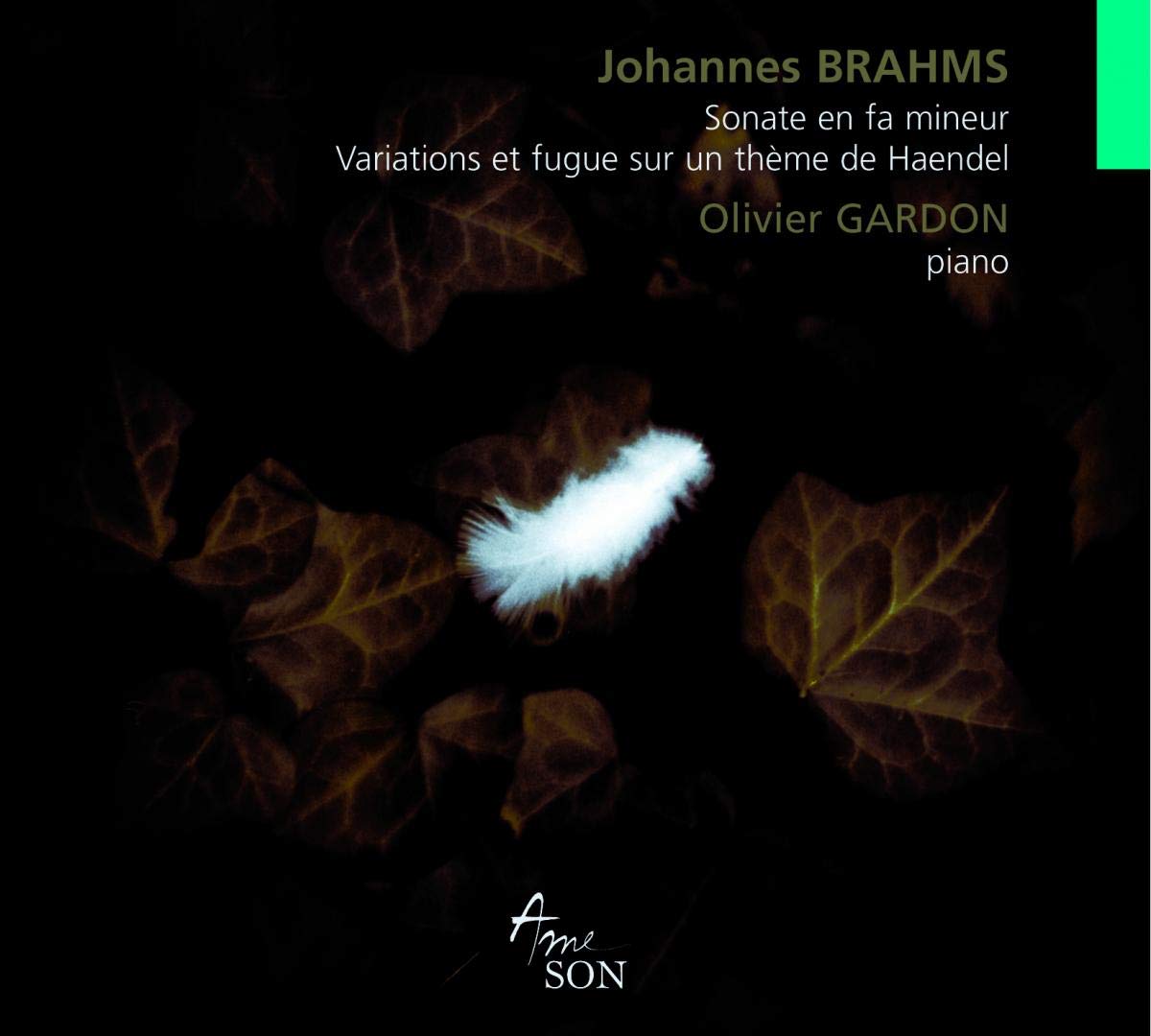 Brahms: Sonate en fa mineur / Variations et fugue sur un thème de Haendel