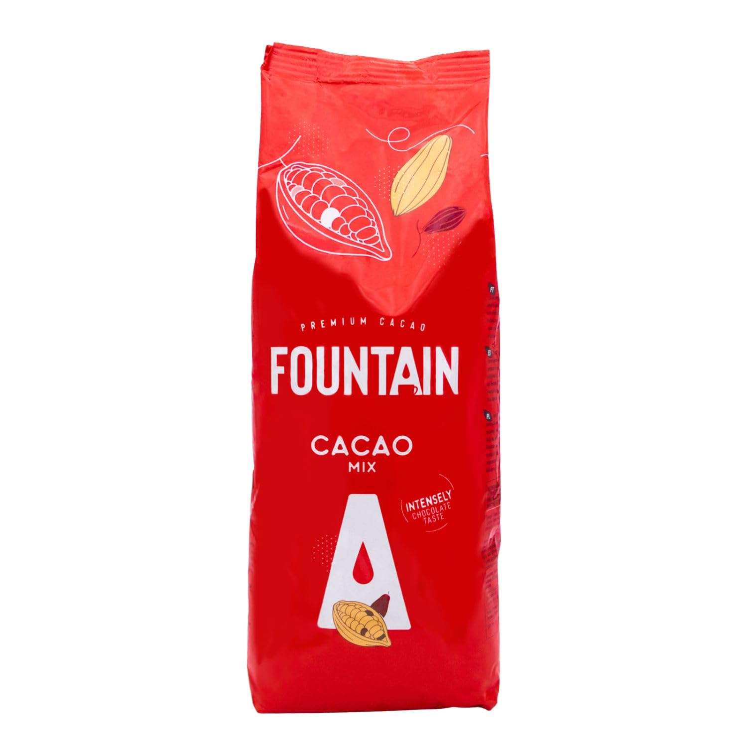 Fountain - Cacao en poudre - Compatible avec toutes les machines tables top et les distributeurs automatiques, à mélanger avec de lʼeau ou dulait - 1 KG