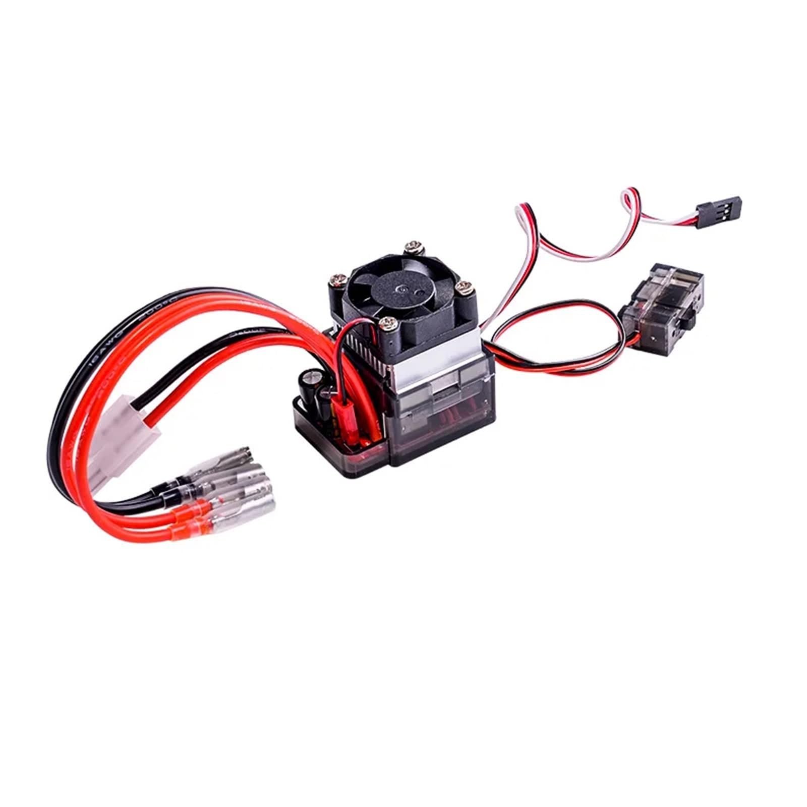 Per 7.2-16V Spazzolato Alta Tensione ESC 320A Regolatore Velocità Ventola RC Auto Modello Camion Accessorio Modificato Ricambio Fuoristrada Veicoli ESC RC