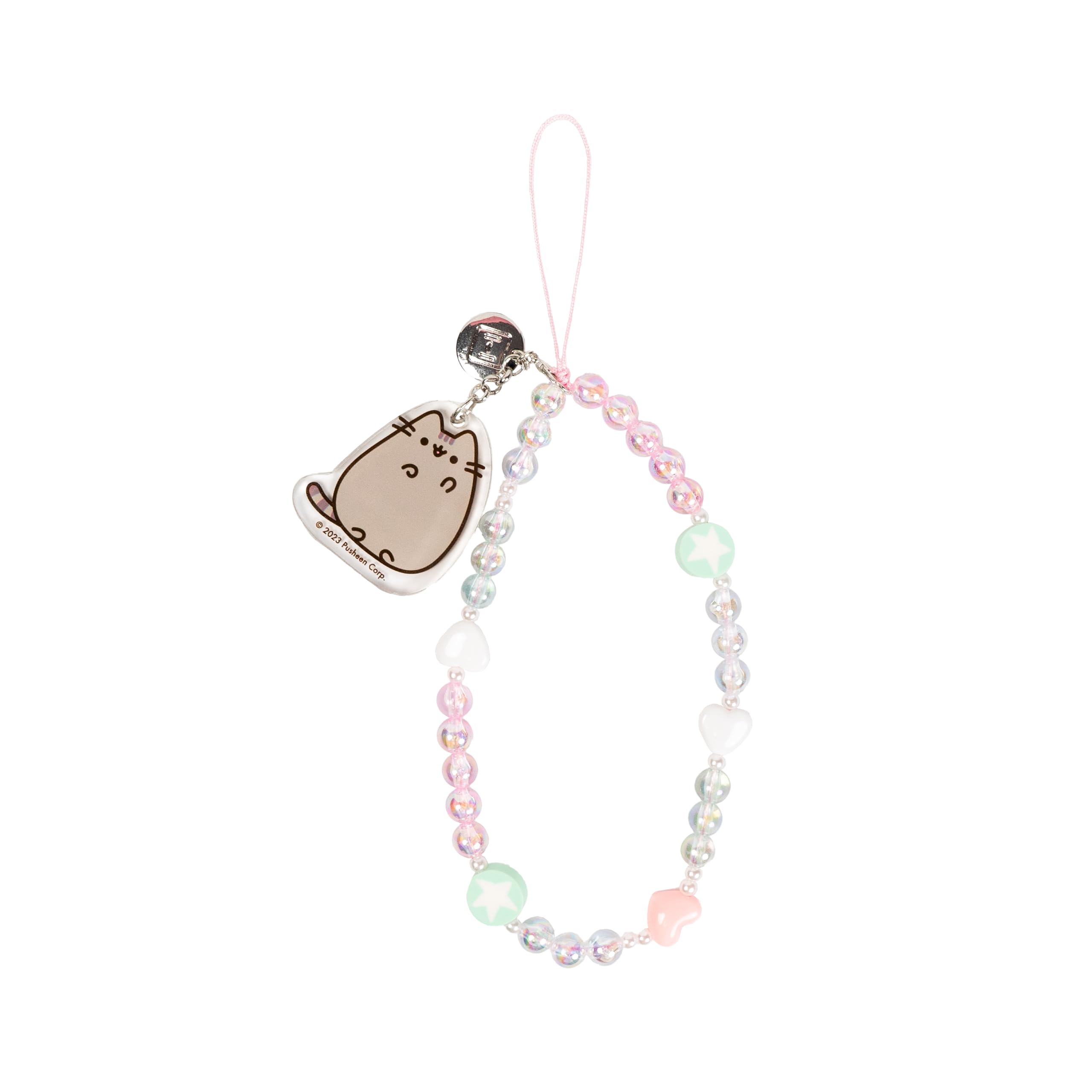iFace Pusheen the Cat Beaded Wristlet Universal Charm Strap - Wrist Strap for Cell Phone Camera Keys AirPods – Pusheen
