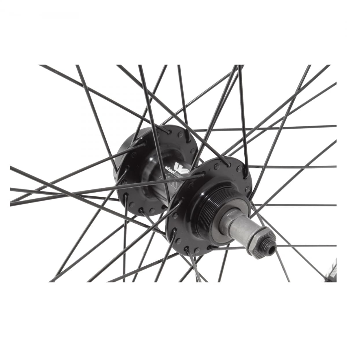 WheelMaster 24in Alloy WEI XM280 Rear QRx135mm FW W/M MT-3000 6-Bolt Black