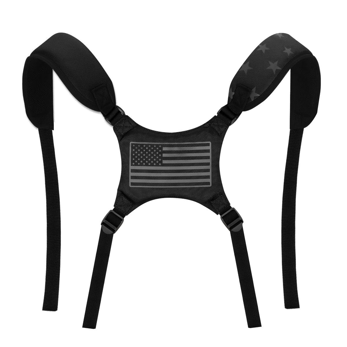 BAIRBRE Golf Bag Straps Replacement (NO Buckles) GOLF Adjustable Waterproof Star Golf Bag Backpack Straps Double Shoulder Golf Bag Carry Strap for Taylormade Callaway and More