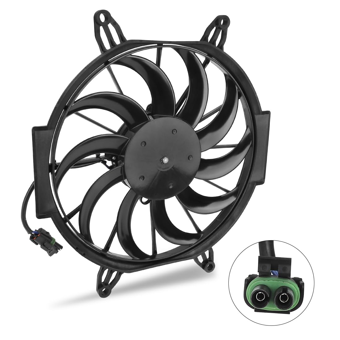 Ventilador de radiador para Polaris Sportsman 500 2005-2011 450 2006-2007 400 2005-2011 ATP 500 2005