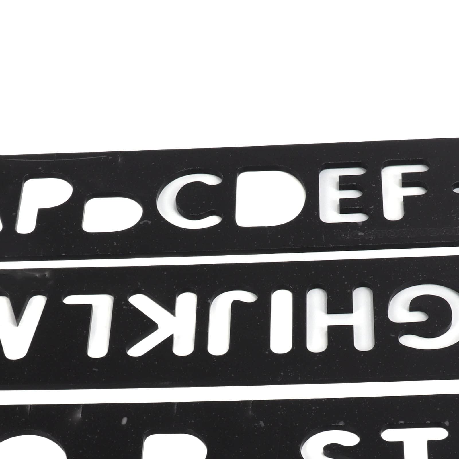 FTVOGUE Kit per la Creazione di Insegne Stencil per Incisione in Plastica, Modello di Lettere e Numeri con Punta da Taglio in Acciaio, Set da 11 Pezzi per la Lavorazione del Legno, Intaglio di