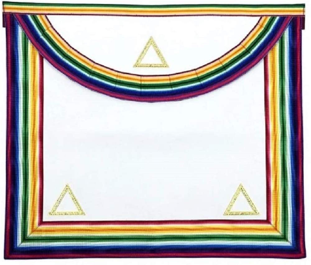 Tablier Grand Officiers standard taille unique en couleur unie