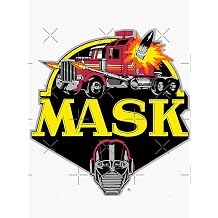 M.A.S.K. - Sticker Graphic - Auto, Wall, Laptop, Cell, Truck Sticker for Windows, Cars, Trucks