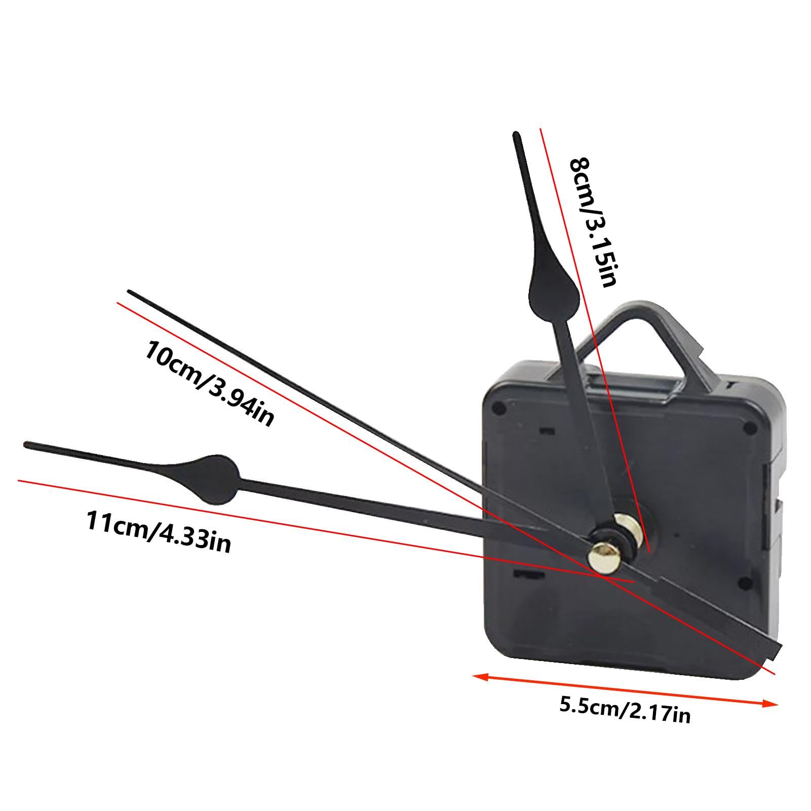 Quarz-Uhrwerk Leise - Batteriebetriebenes Uhrwerk Für Wanduhren & DIY-Projekte