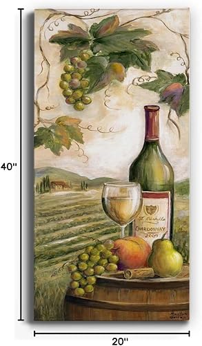 Miniatura 8 de Renditions Gallery Lienzo decorativo para pared, pinturas modernas, decoración de vino tinto campestre, naturaleza romántica, para colgar en la