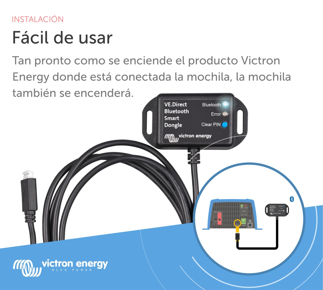 Victron Energy VE.Direct Smart Mochila (Bluetooth)