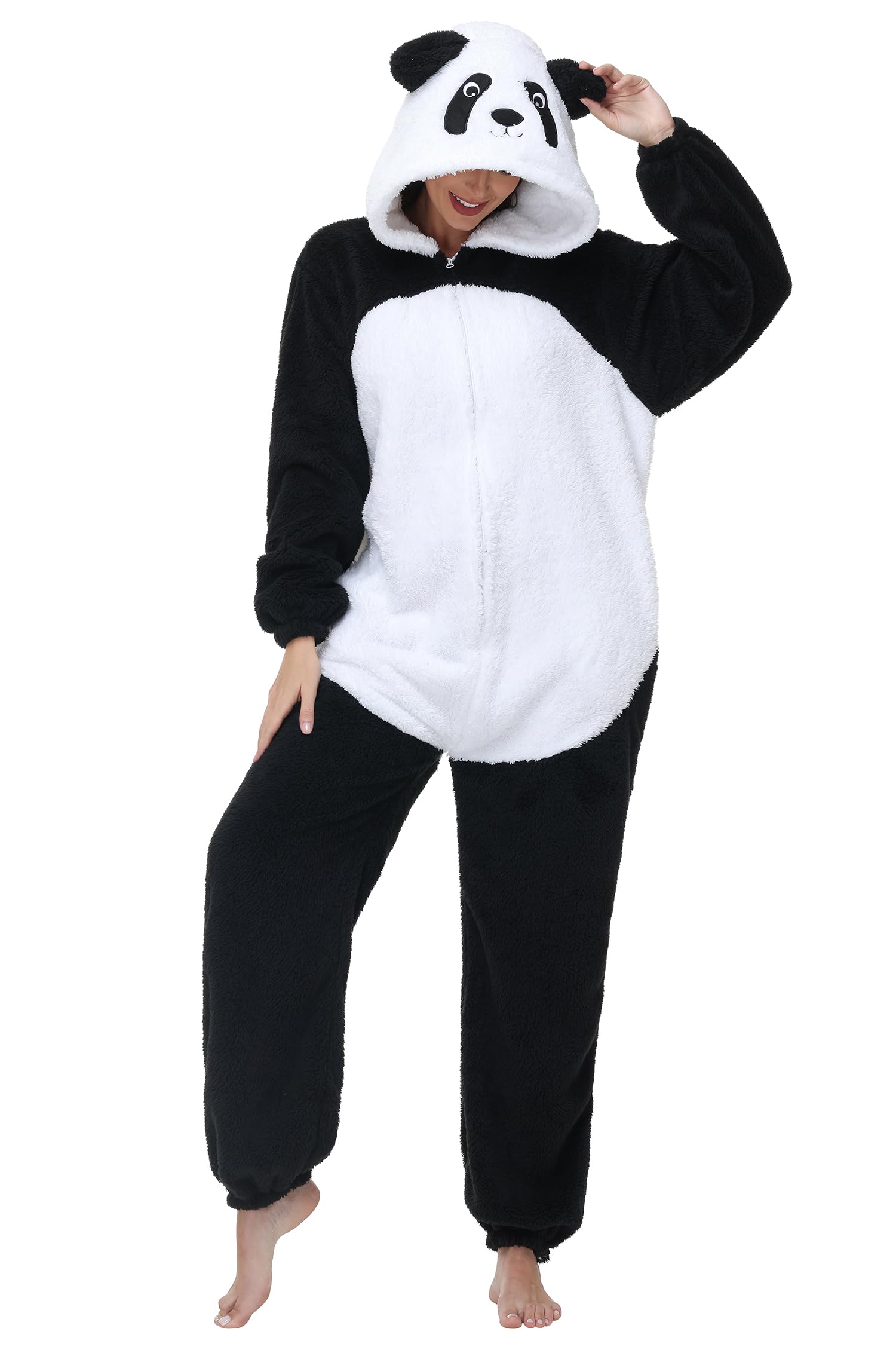 LATH.PIN Combinaison Pyjama Kigurumi Adulte Unisexe Animal Costume Cosplay Déguisement de Soirée Onesies Pilou Pilou Vêtements de Nuit Sleepwear pour Carnaval Halloween Noel