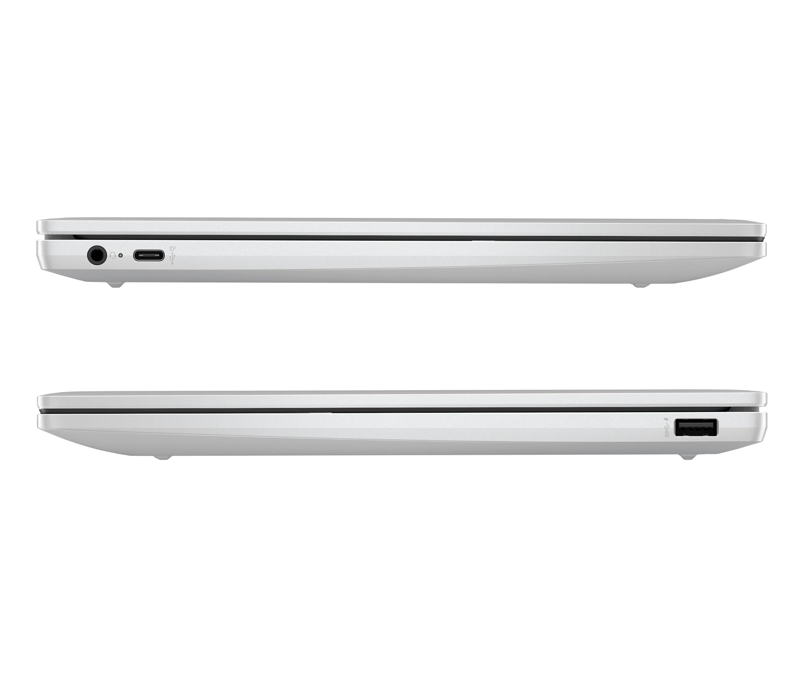 HP Chromebook 14a-nf0001sfx Ordinateur Portable 14" FHD IPS, PC Portable (Intel Processor N100, RAM 4 Go, eMMC 64 Go, Intel UHD Graphics, ChromeOS), Laptop Argent, Clavier AZERTY