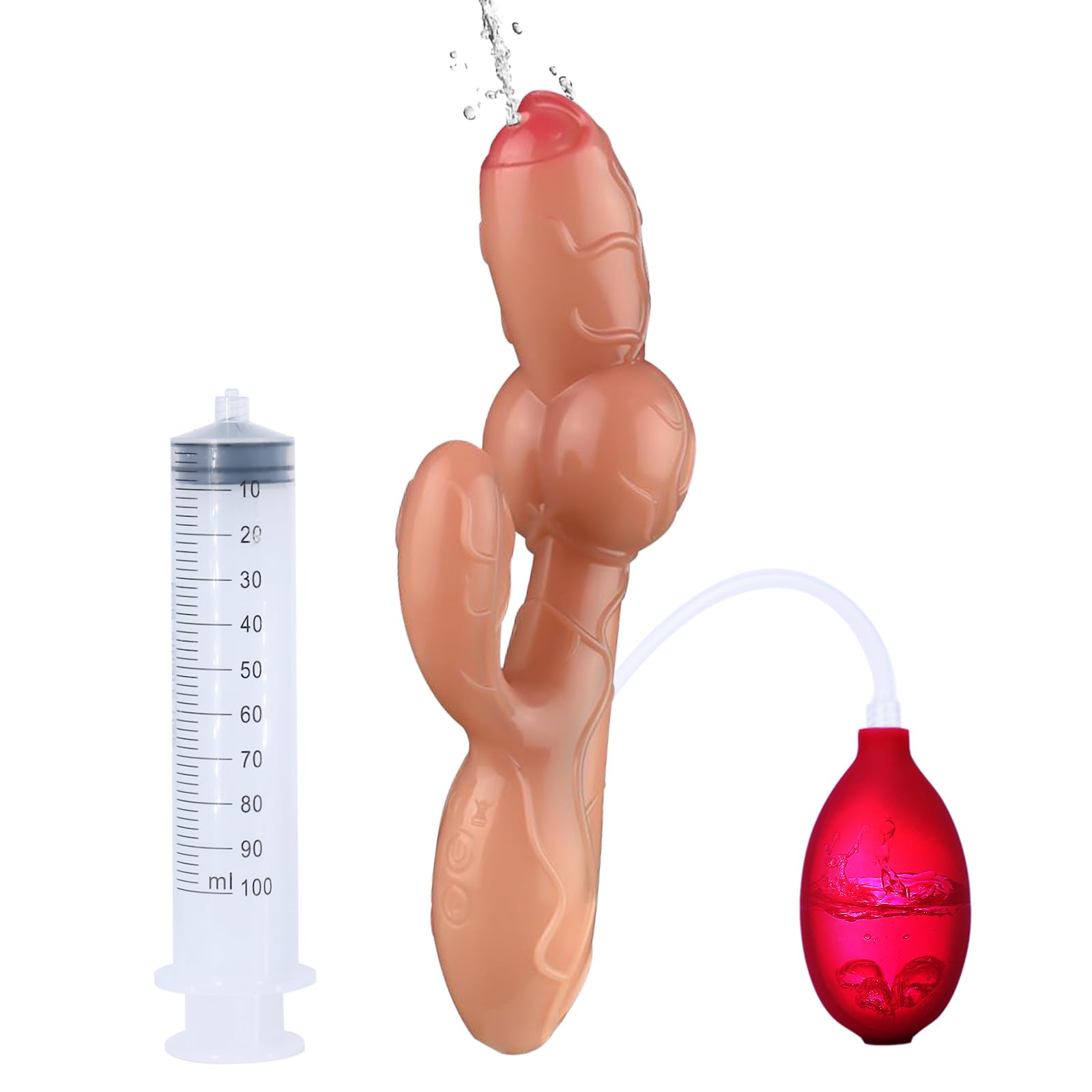 Amazon.com: Premium Squirting Vibration Dildo Vibrator with Vein Texture  Structure Multi-Function Modes Waterproof for Couples and Women : Health &  Household