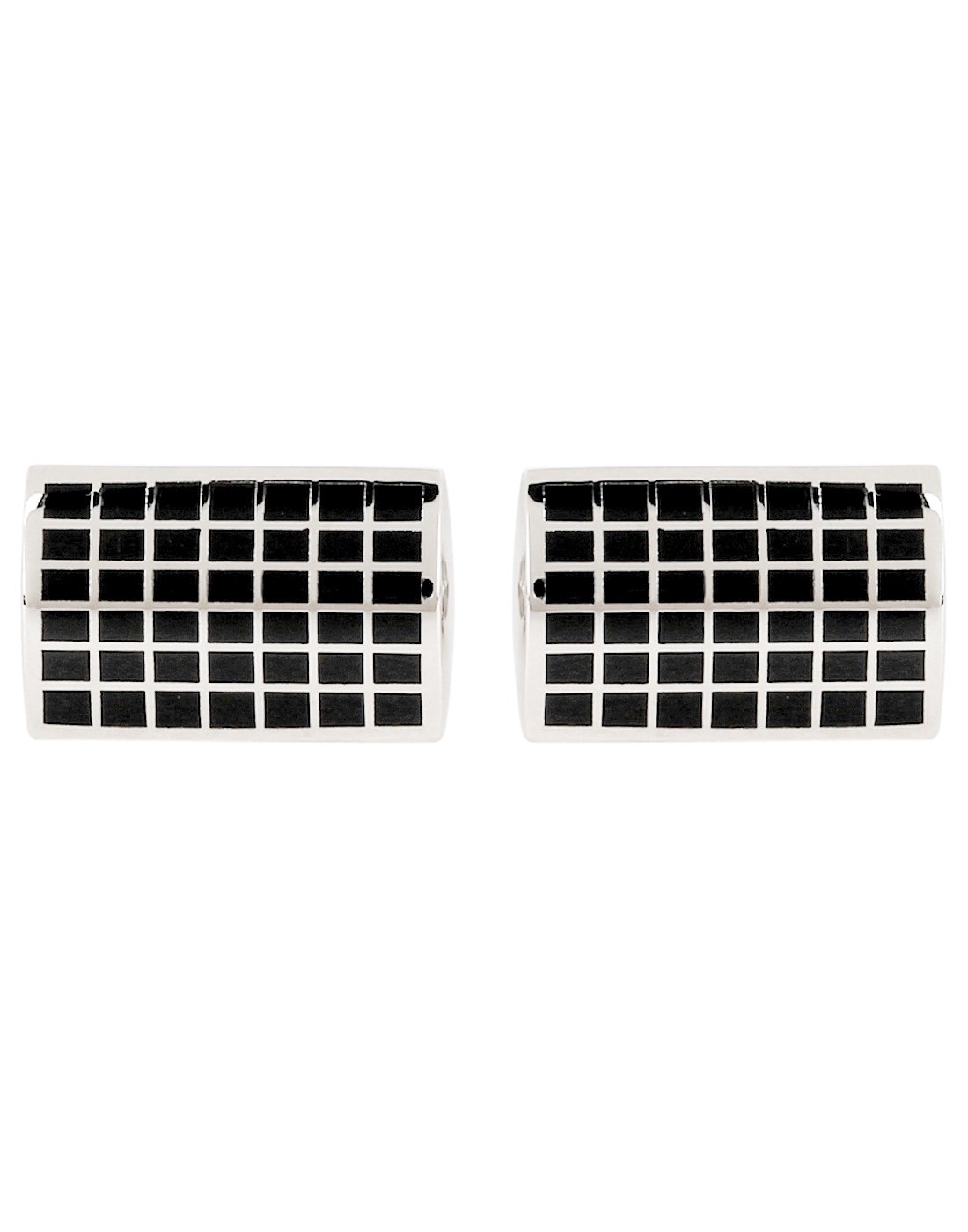 peluche Rich Black Enamel Play Cufflinks for Men-picture-10