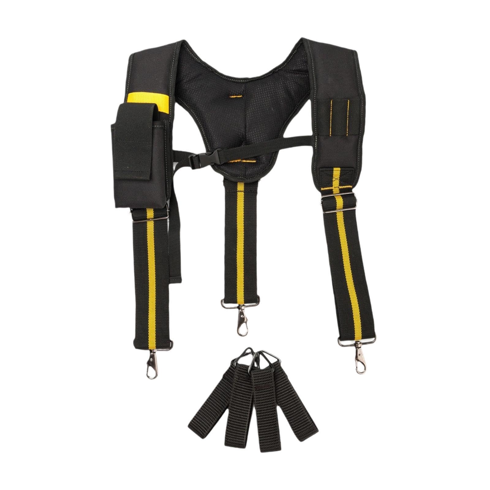 Tool Belt Suspender Heavy Duty Padded Tool Belt for Hiking Repairmen | Clothing Shoes & Accessories | Mens Accessories | Suspenders Braces-image-34