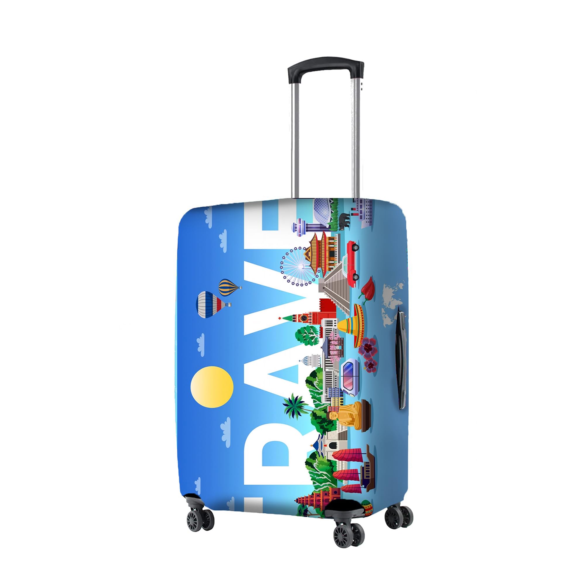 Polyester 55 (20 Inch) Small Protective Luggage Cover - Traval