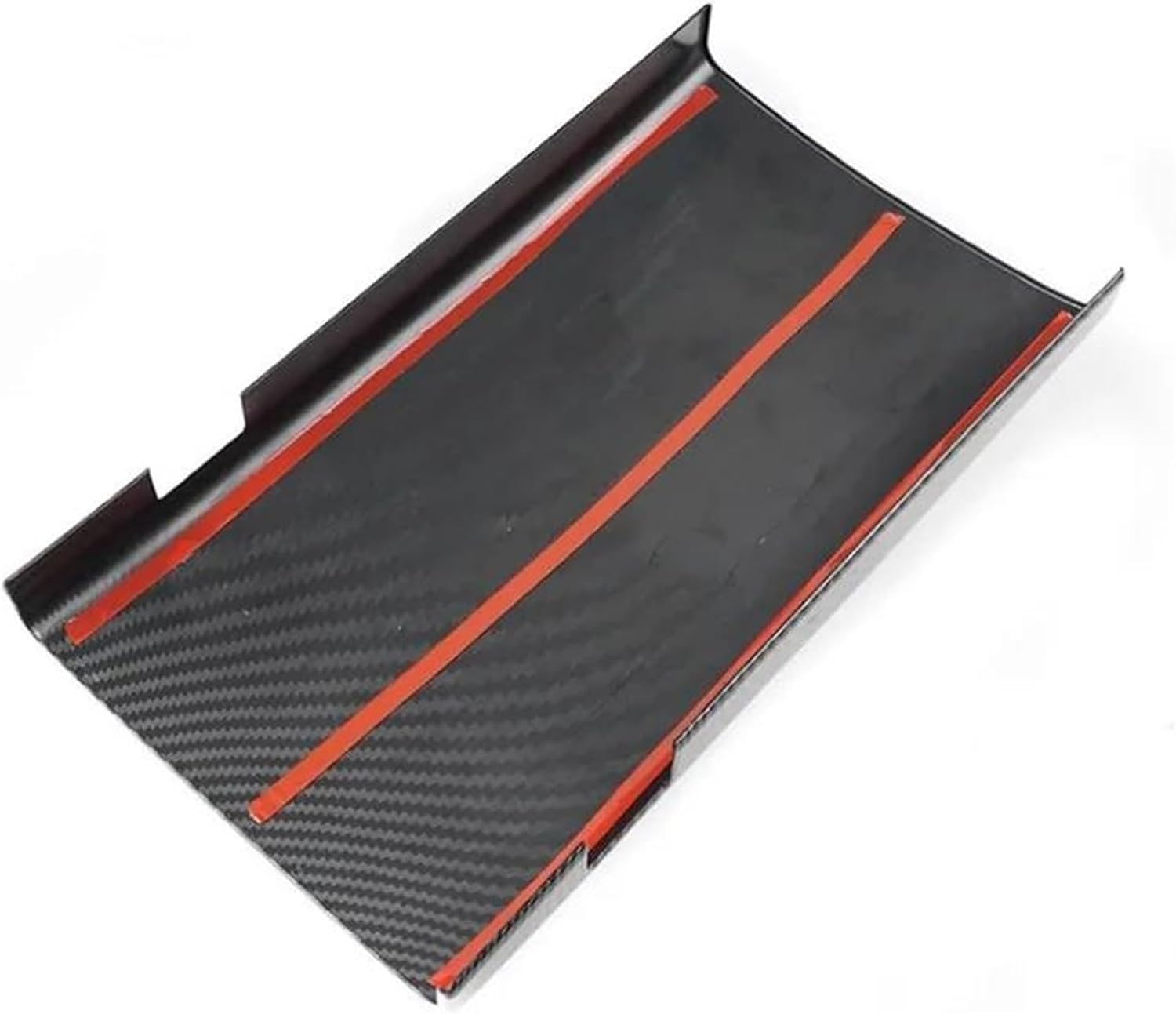 Armrest Box Protective Cover ABS Carbon Fiber Car Center Console Armrest Lid Decorative Sticker for S-Class W221 2008-2012