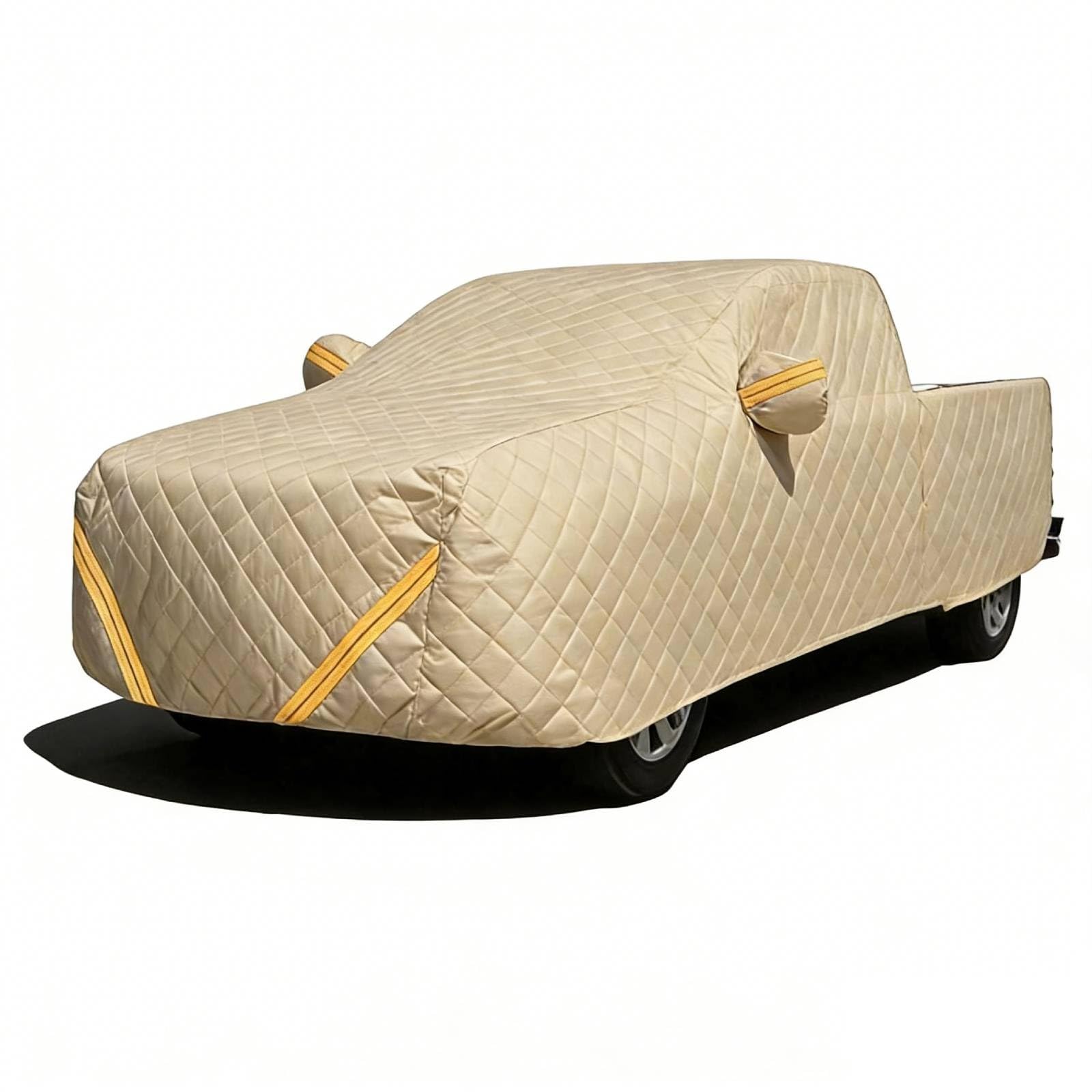 Car Cover Pickup Anti Hail Compatible with Toyota Tacoma TRD Pro Double Cab 2024-2026, Car Cover Exterior Anti-Hail Full Garage Cover with Zip